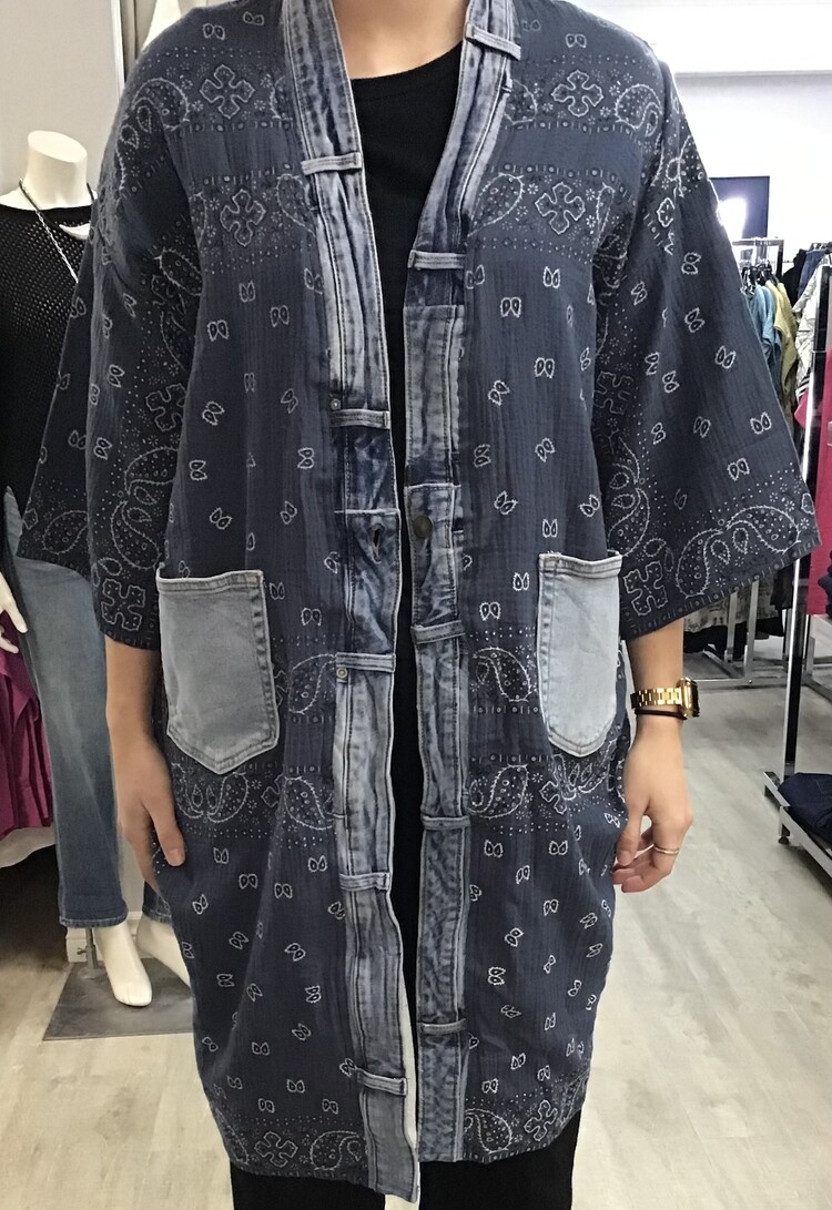 Shannon Passero Shannon Passero Bandana Long Cardigan 5783