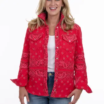 Shannon Passero Shannon Passero Bandana Quilted Shaket 5782