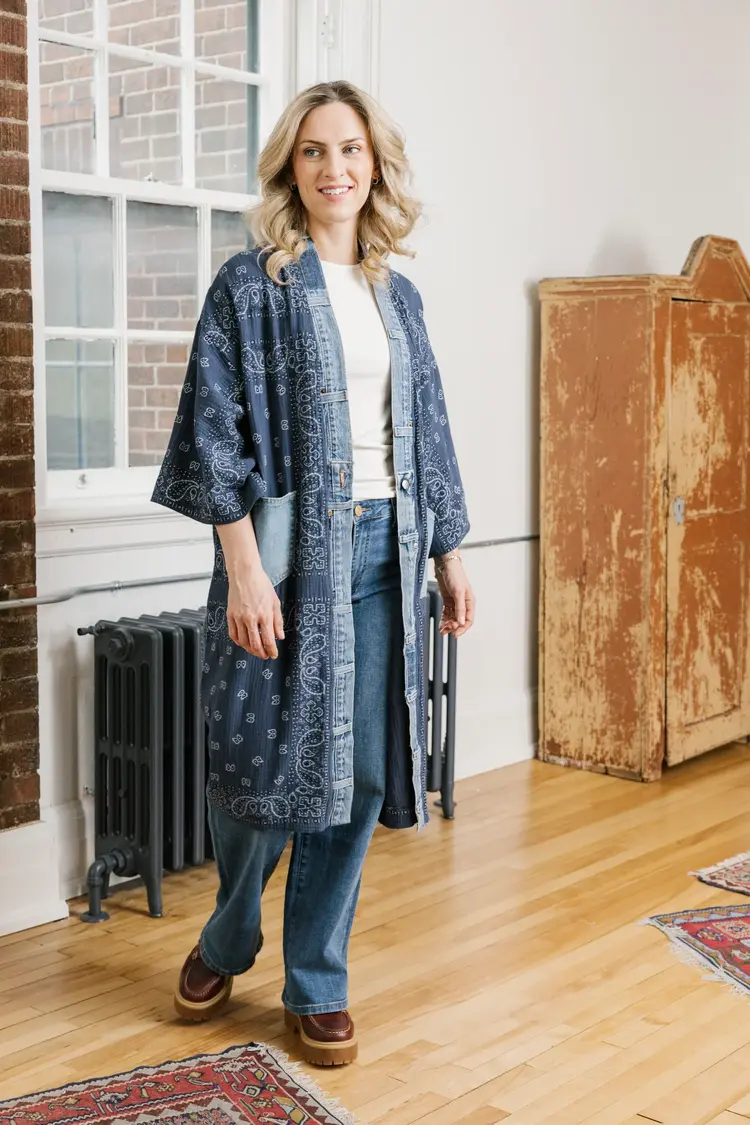 Shannon Passero Shannon Passero Bandana Long Cardigan 5783