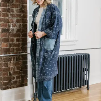 Shannon Passero Shannon Passero Bandana Long Cardigan 5783