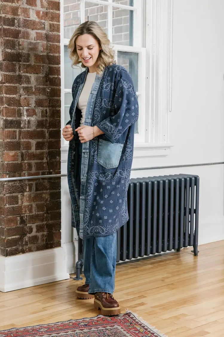 Shannon Passero Shannon Passero Bandana Long Cardigan 5783