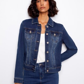 Charlie B Charlie B Stretch Denim Jacket C6302TT