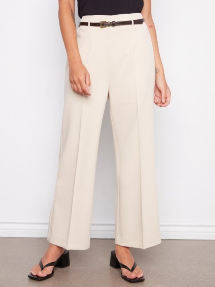 Charlie B Charlie B Dressy Casual Belted Trouser C5723