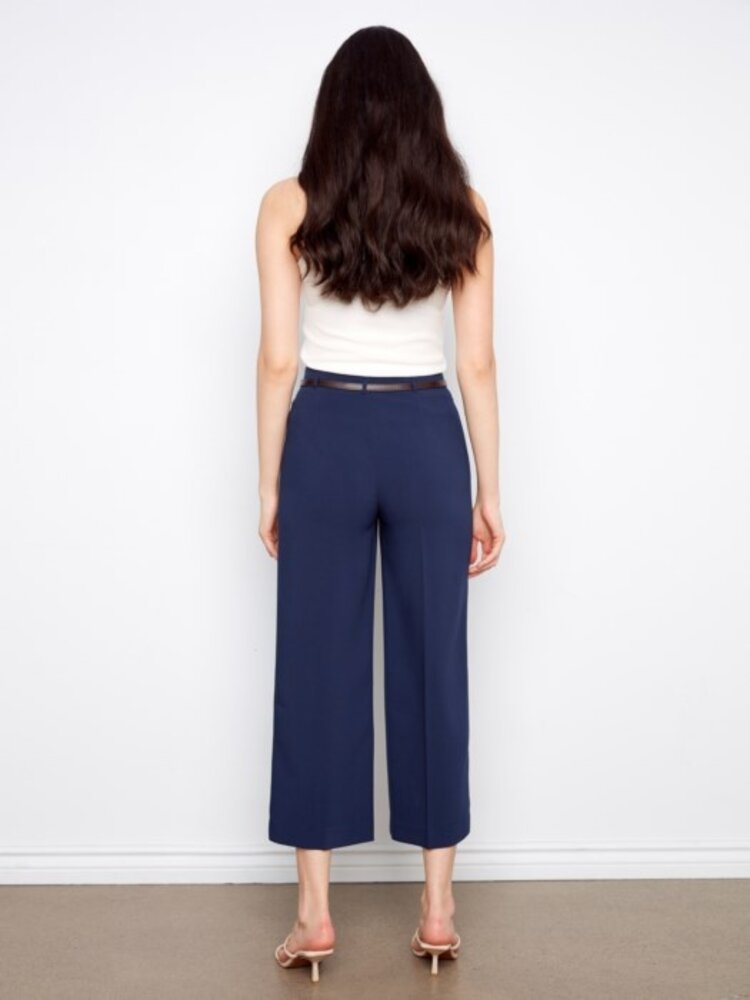 Charlie B Charlie B Dressy Casual Belted Trouser C5723