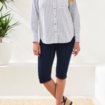 Tribal L/S BTN FRT SHIRT-3086O