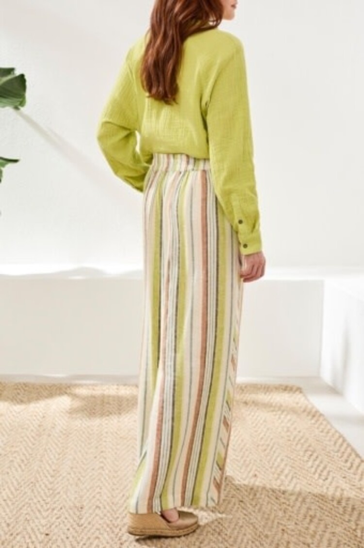 Tribal Tribal Pull On Flowy Wide Pant W/ Pockets 5753O