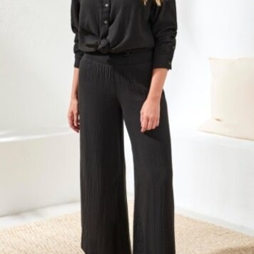 Tribal Tribal Flare Pant W/ Smocking Waist Band 6057O