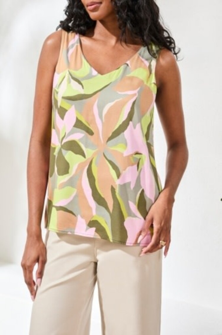Tribal Tribal Wear 2 Ways Reversible Cami 6063O