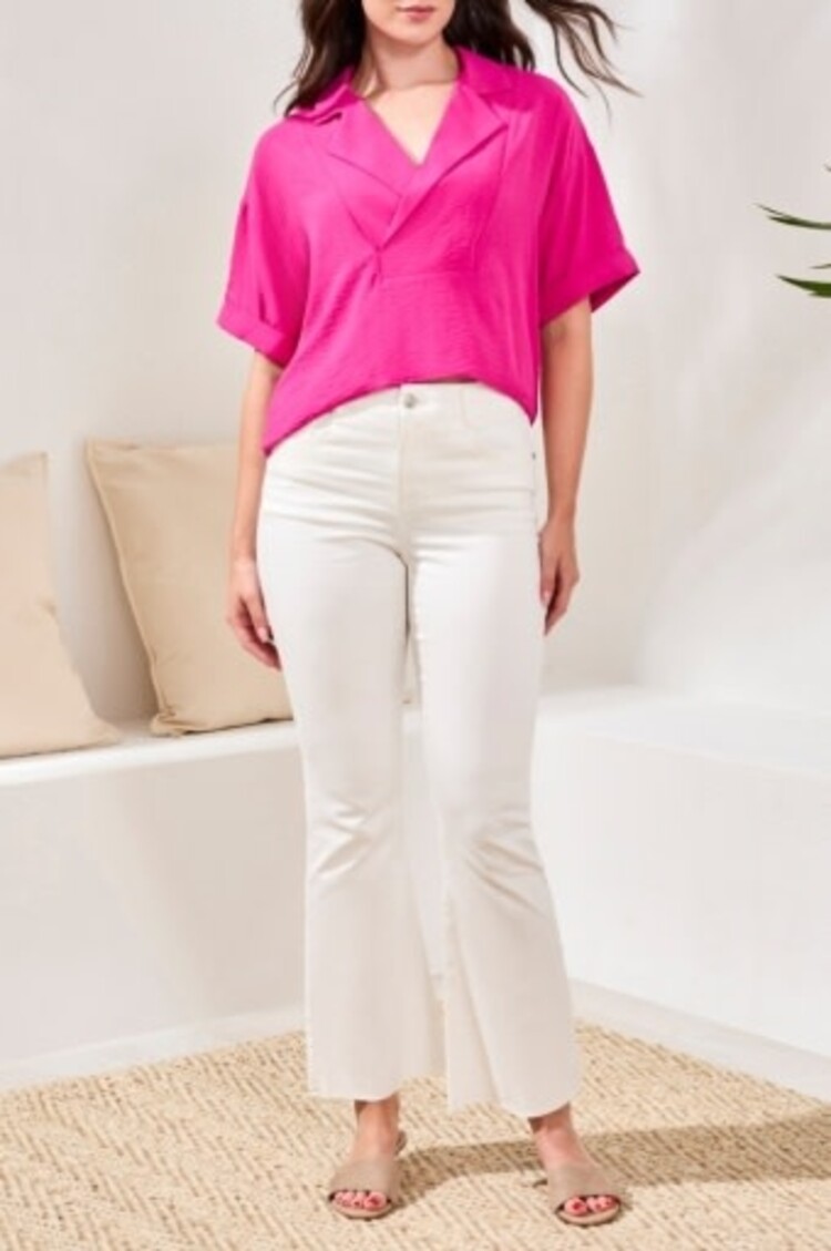 Tribal AUDREY HUGGING FLARE JEANS-WHITE 6119O