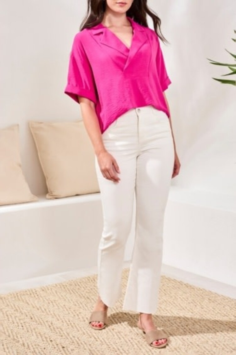 Tribal AUDREY HUGGING FLARE JEANS-WHITE 6119O