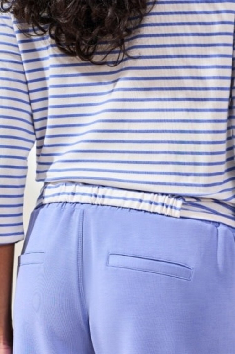 Tribal 3/4 SLV  BOAT NK TOP W/KNOT DTL - 6158O