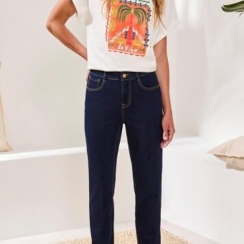 Tribal Tribal Sophia Curvy Hugging Straight Ankle Jeans 6184O