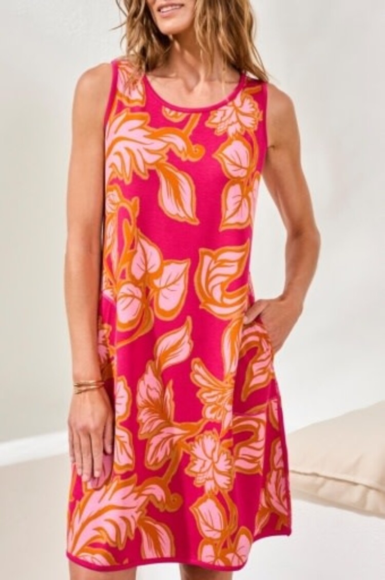 Tribal Tribal Reversible A-Line Dress 6895O