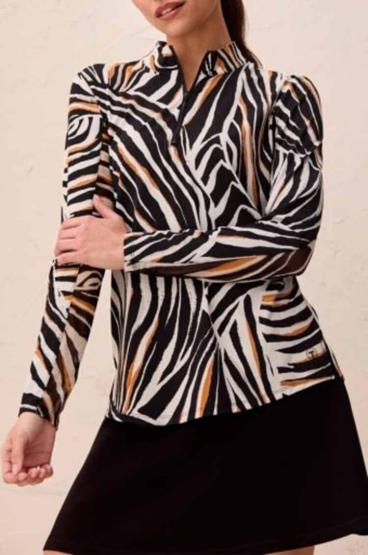 Tribal PERFORMANCE LONG SLEEVE TOP-1410O