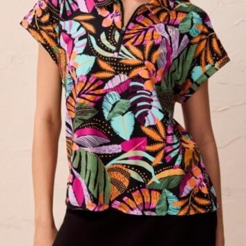 Tribal DOLMAN POLO TOP-2090O