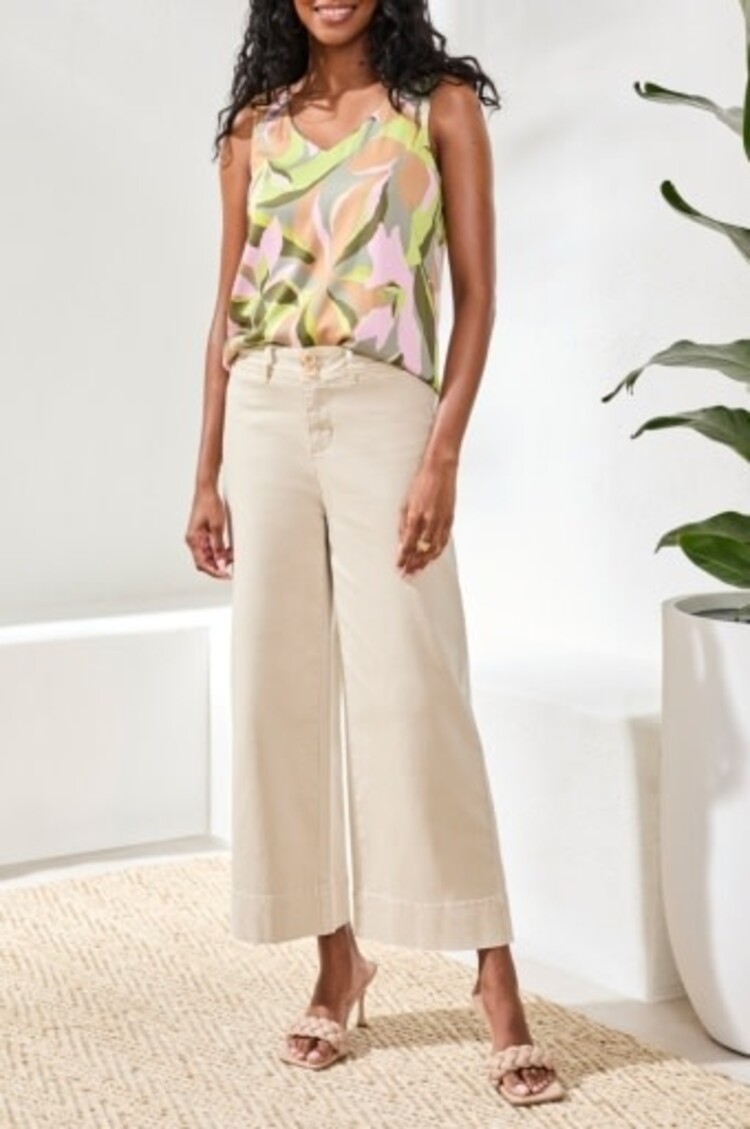 Tribal COMFORT STRETCH HIGH RISE PALAZZO PANTS-2304O