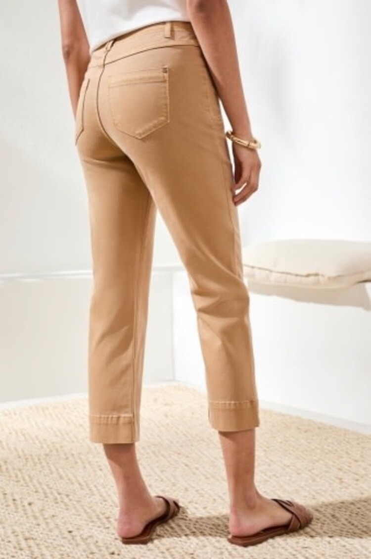 Tribal 5 PKT PULL ON KICK FLARE CAPRI-2441O