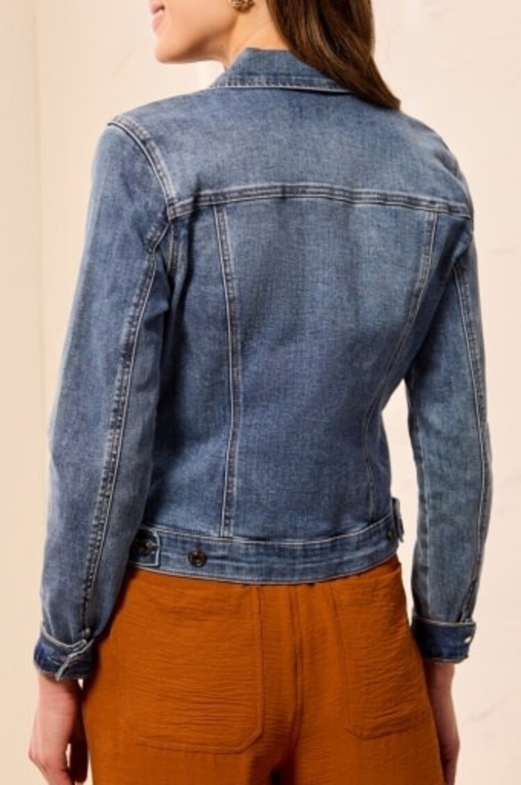 Tribal Tribal 7574O Classic Denim Jacket with Pockets