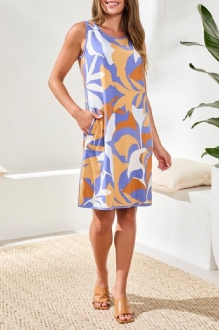 Tribal Tribal Reversible A-Line Dress 6895O