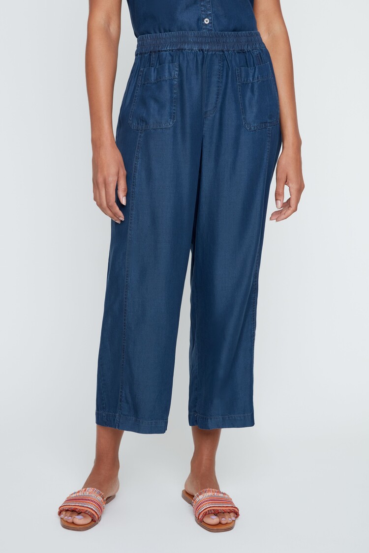 Renuar Renuar Woven Gaucho Pant