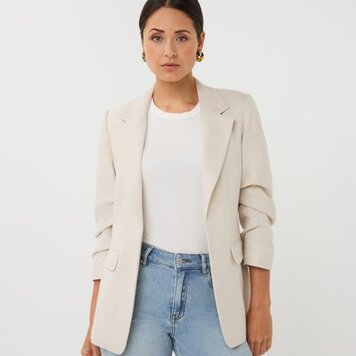 Esqualo Esqualo Linen Look Blazer 10045