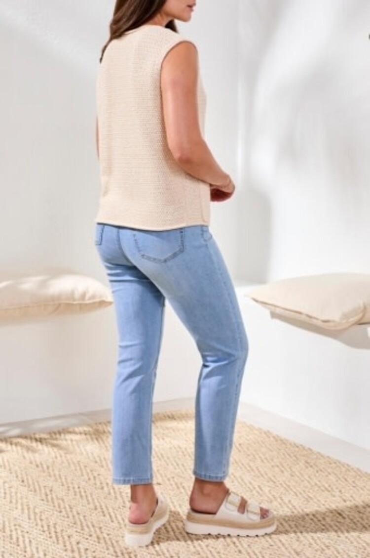 Tribal SWTR VEST W/POCKETS AND FANCY BUTTONS 6208O