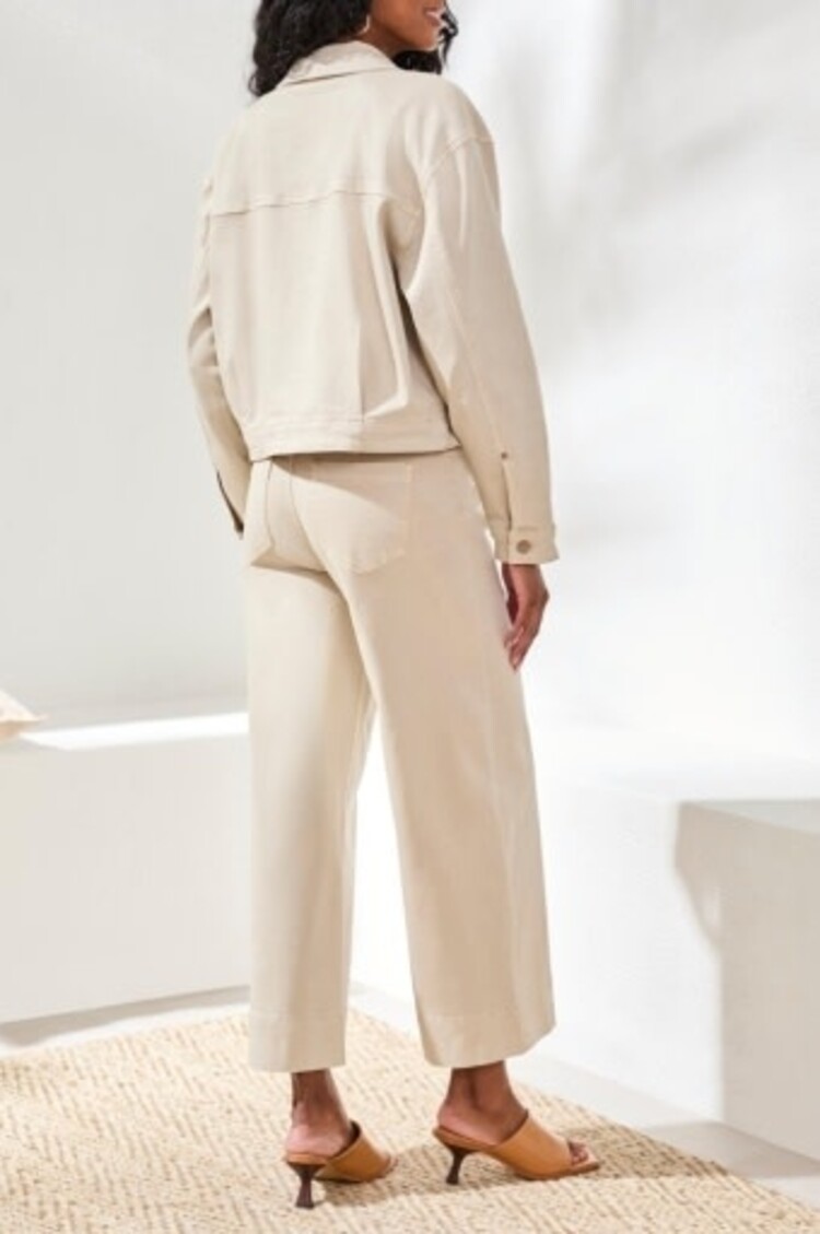 Tribal L/S BTN FRT JACKET W/ BACK PLEAT 3075O