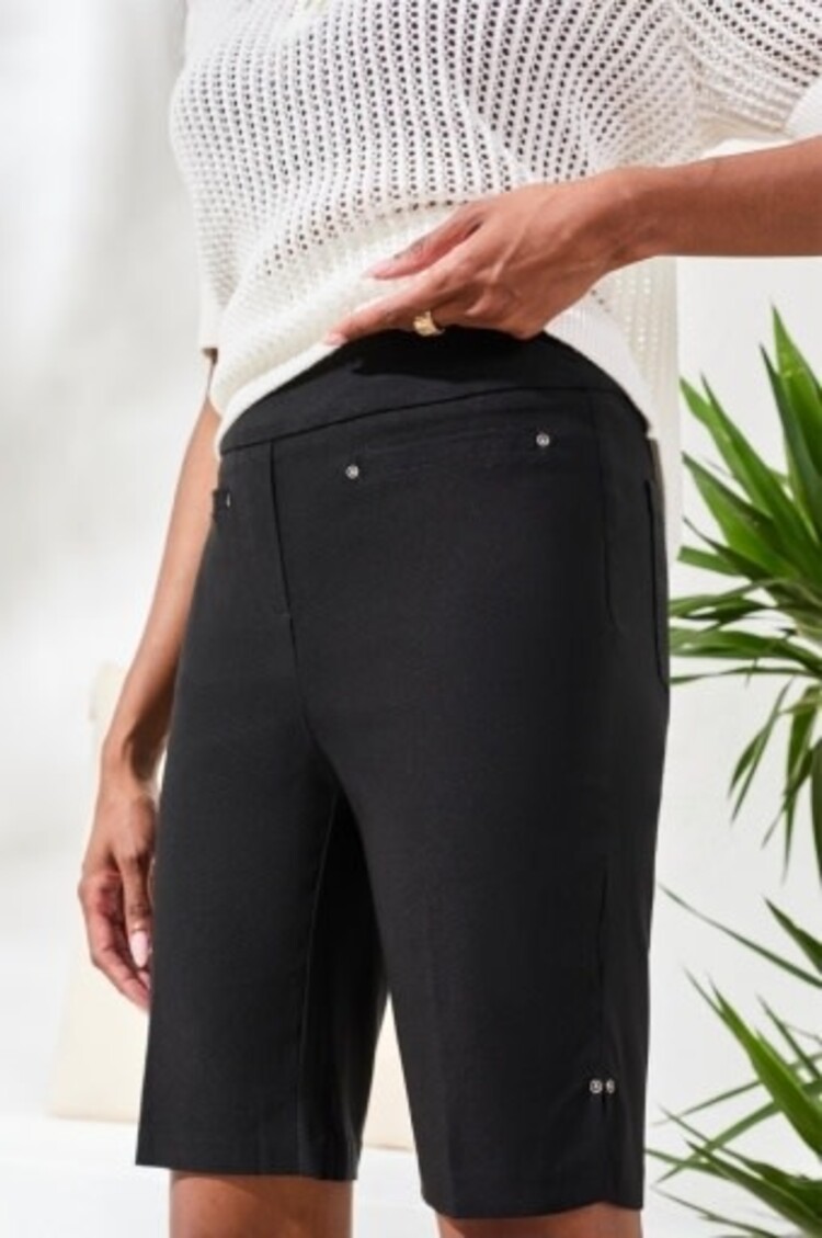 Tribal FLATTEN IT PULL ON SHORT W/ SLITS-3014O