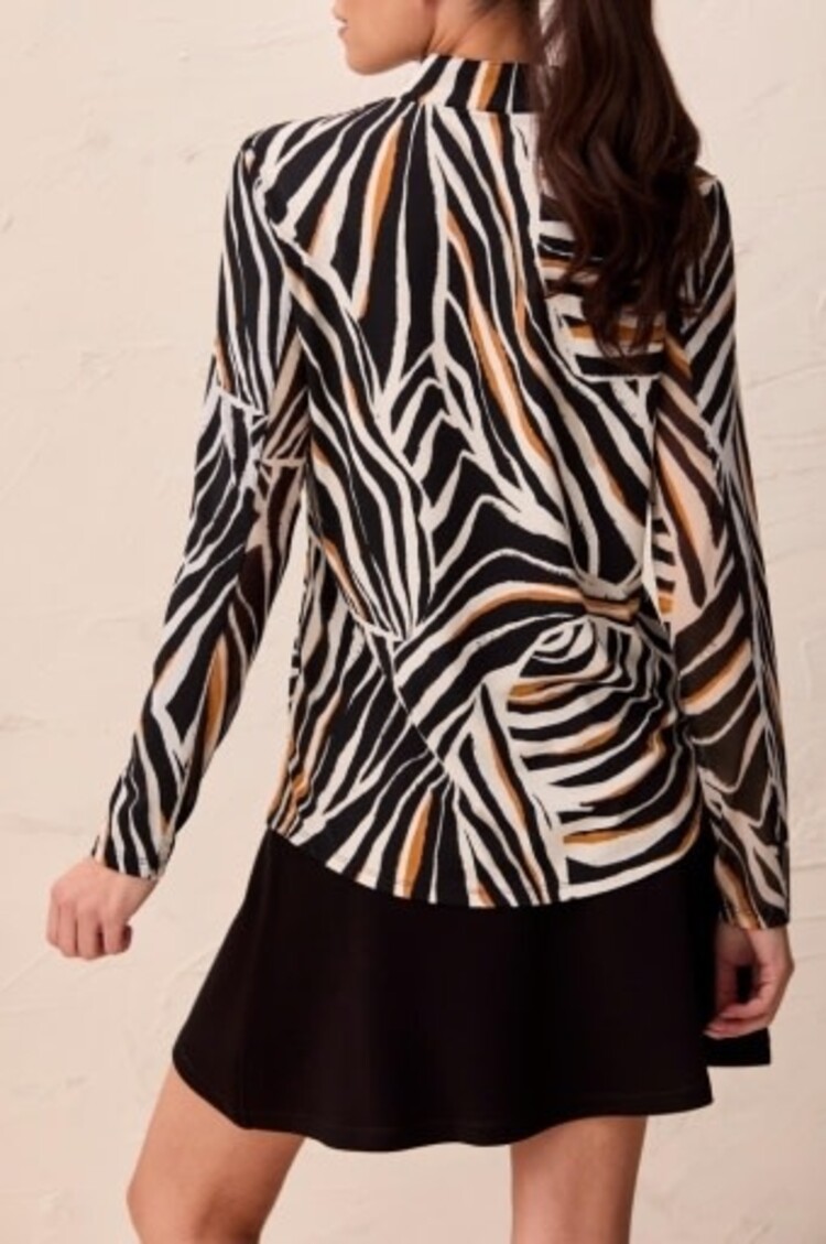 Tribal PERFORMANCE LONG SLEEVE TOP-1410O