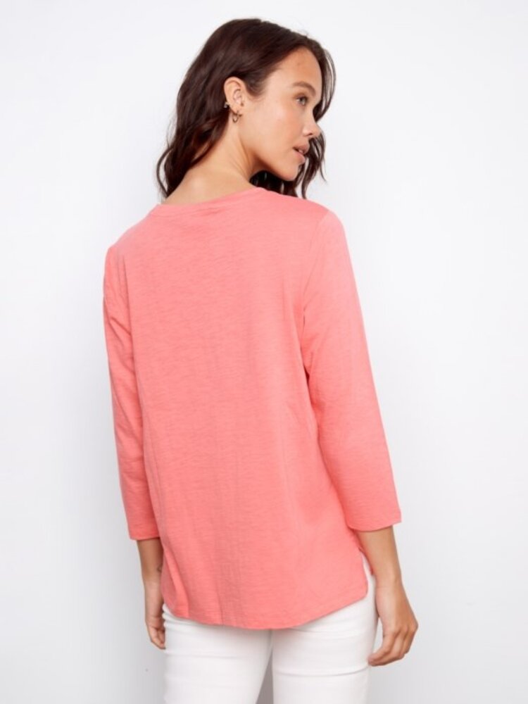 Charlie B Charlie B 3/4 Sleeve C1293T