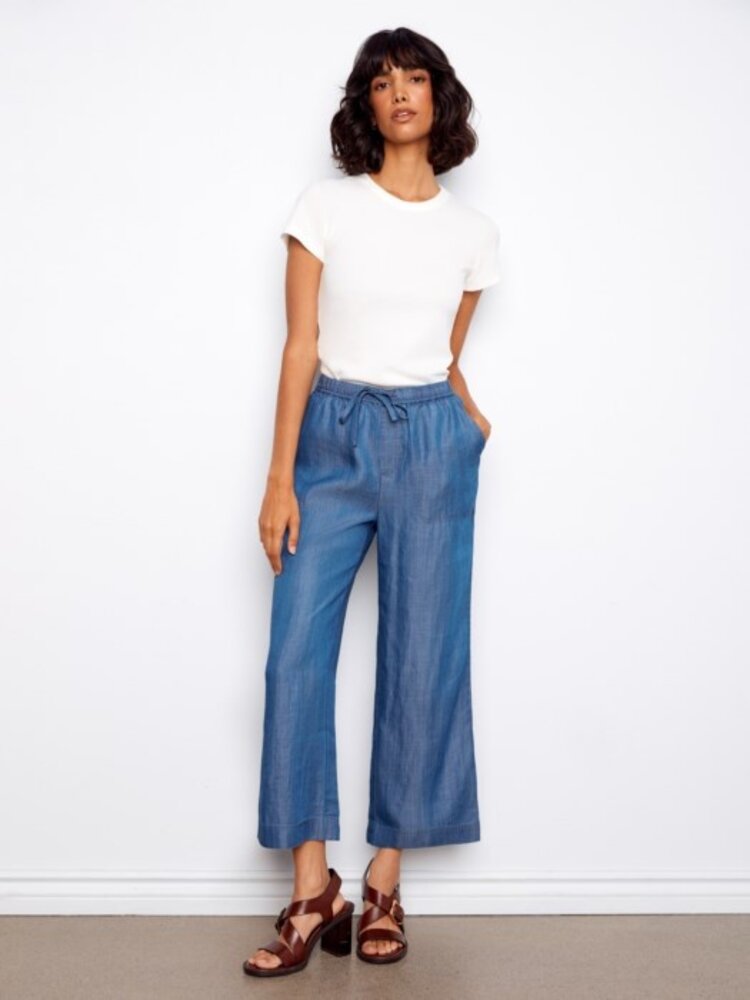 Charlie B Charlie B Wide Leg Jogger C5768