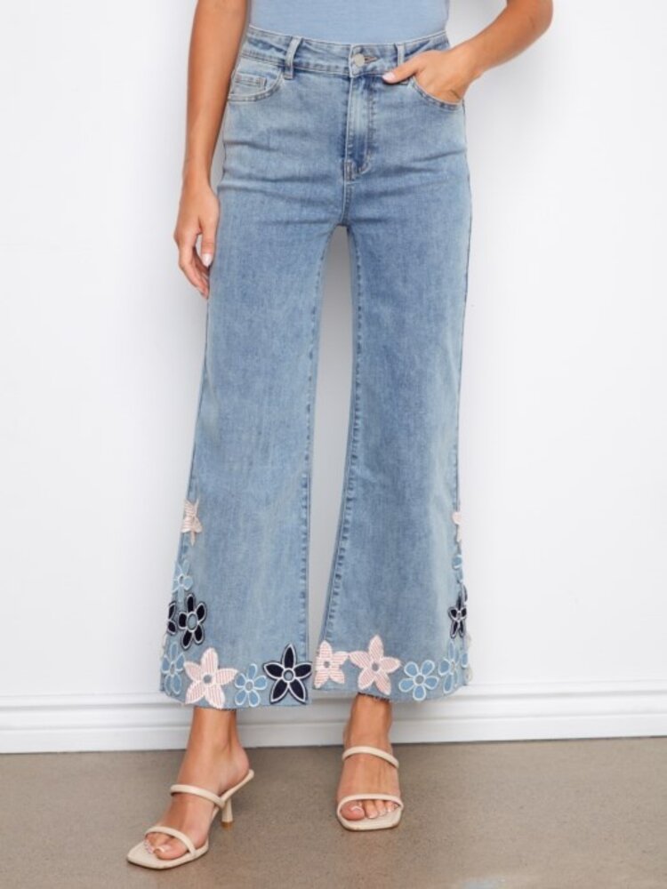 Charlie B Charlie B Wide Flare Jeans C5742P