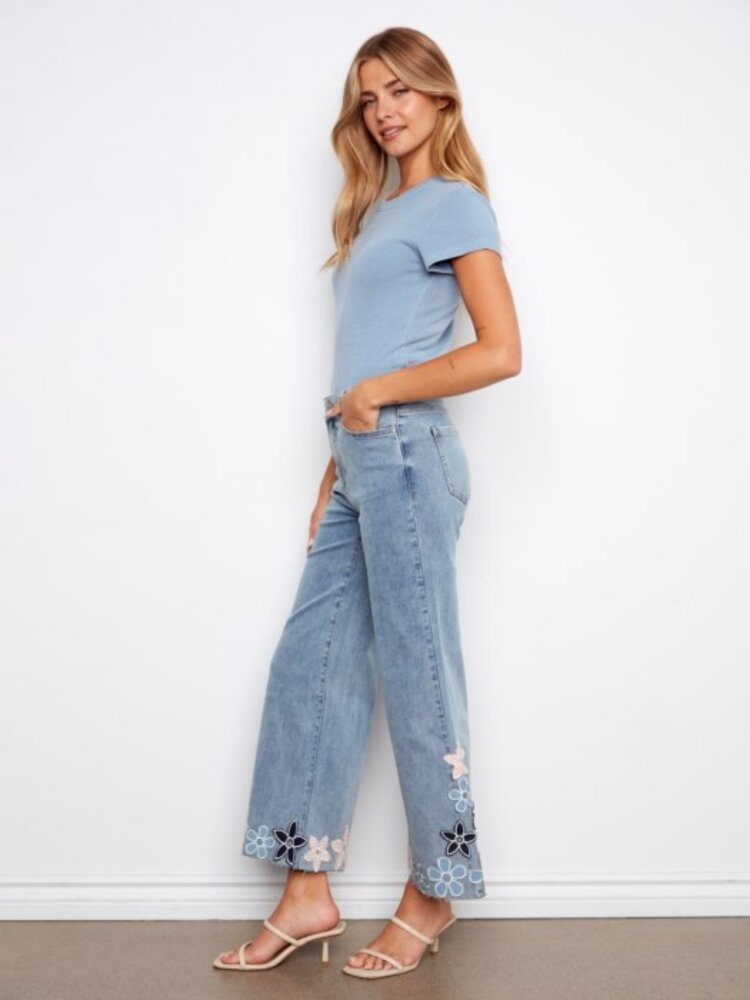 Charlie B Charlie B Wide Flare Jeans C5742P
