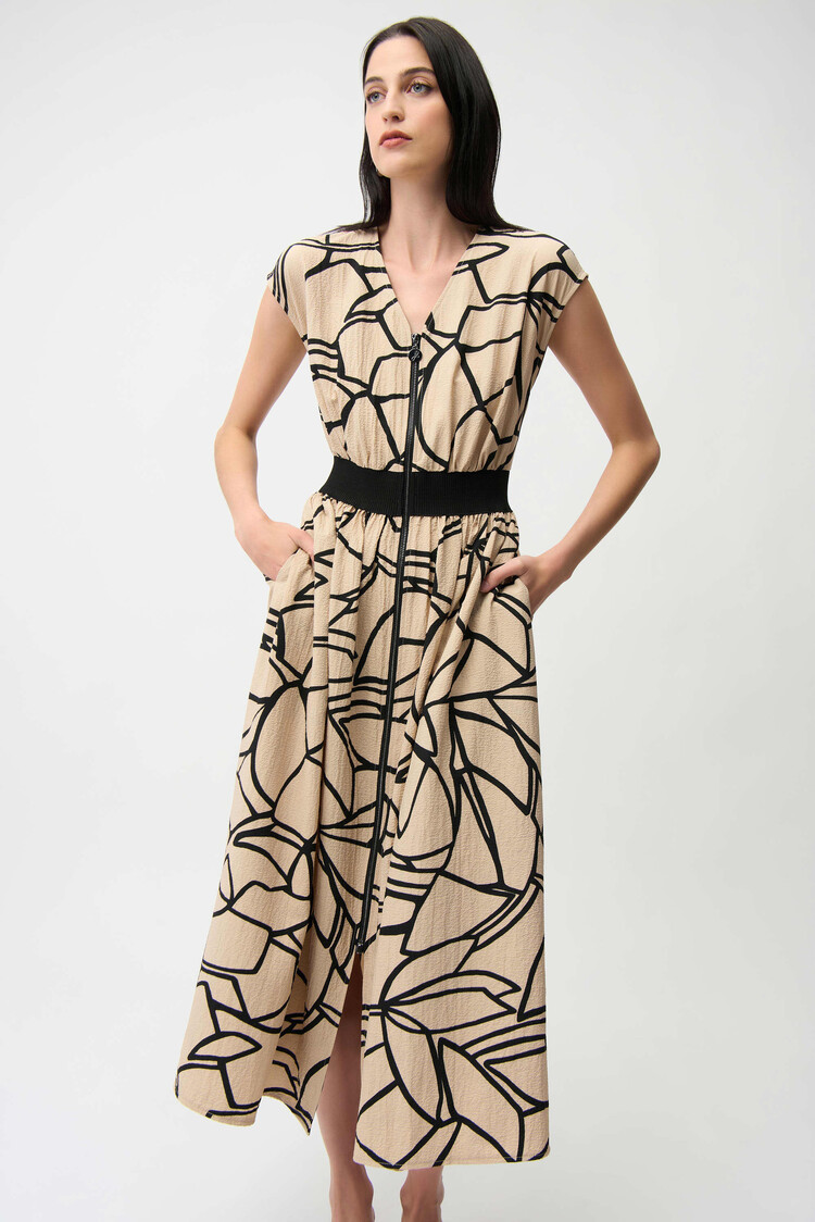 Joseph Ribkoff Joseph Ribkoff Abstract Print Dress 261163