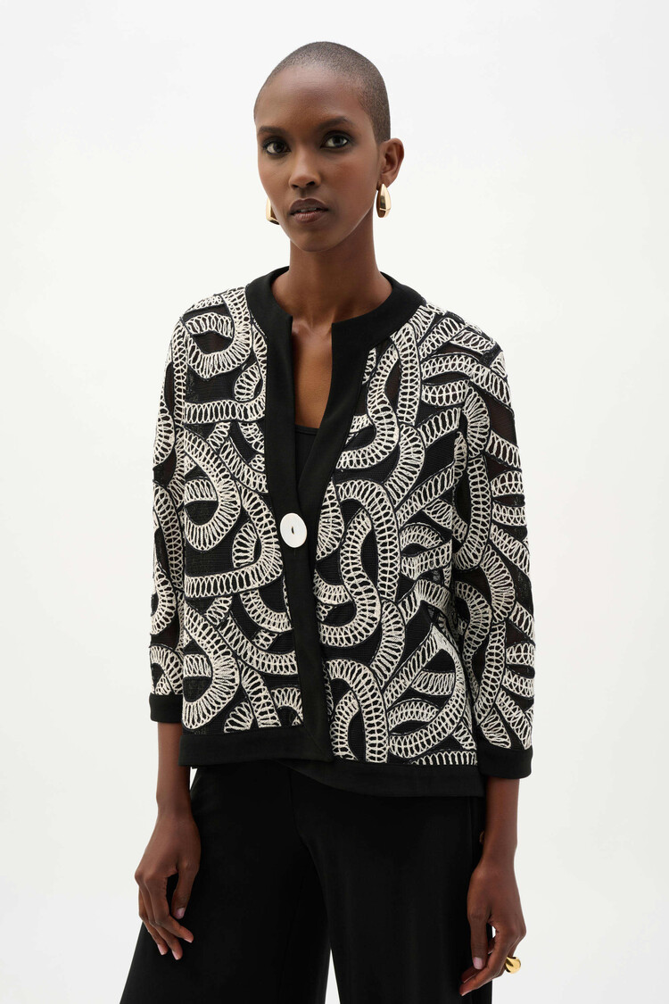 Joseph Ribkoff Joseph Ribkoff Abstract Print Swing Jacket 262207