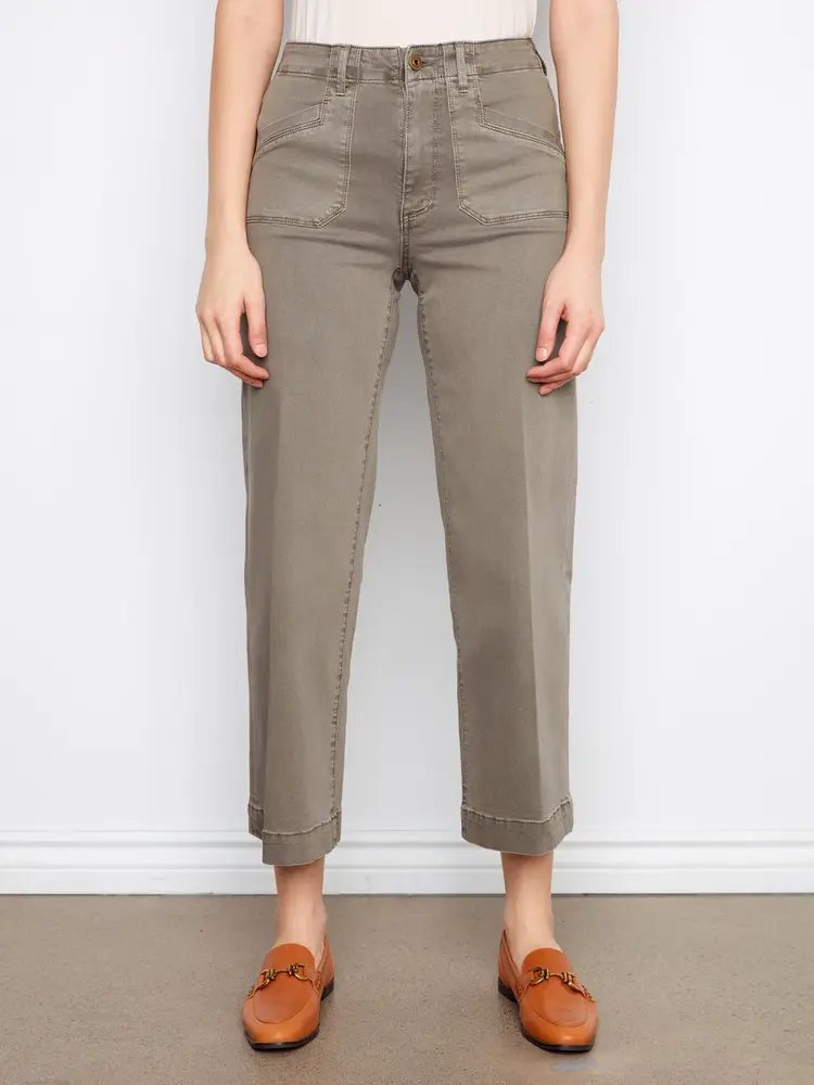 Charlie B Charlie B Cropped Wide Leg Pant C5660R