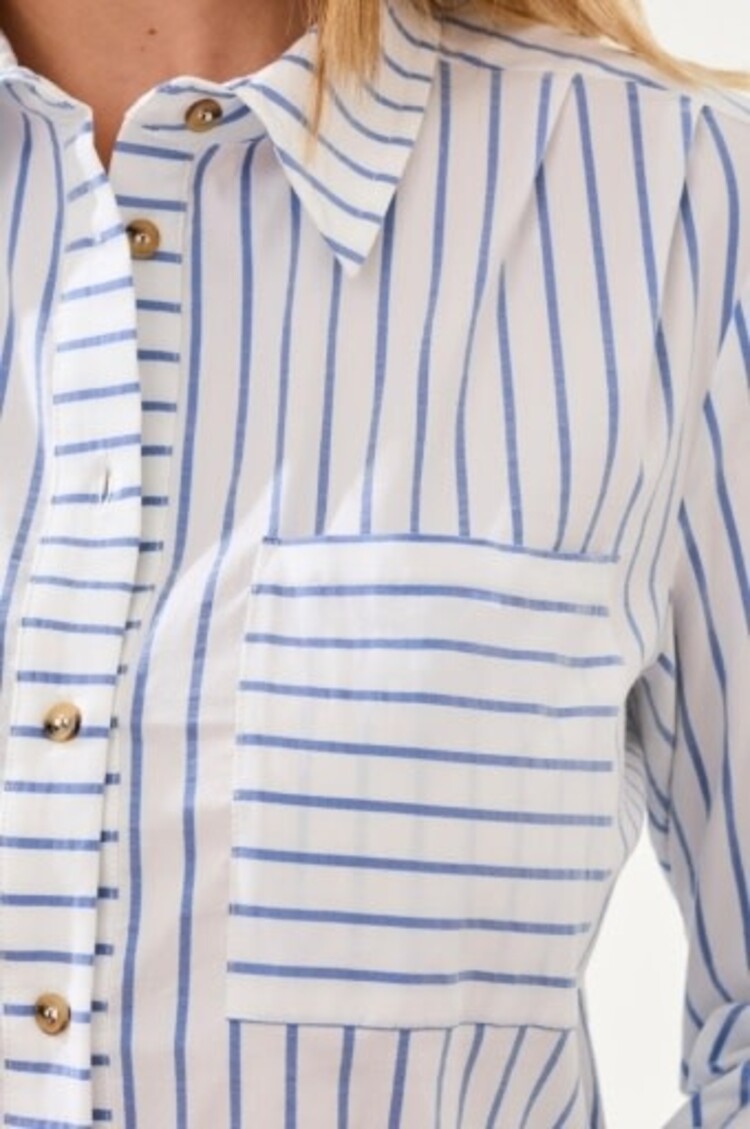 Tribal L/S BTN FRT SHIRT-3086O