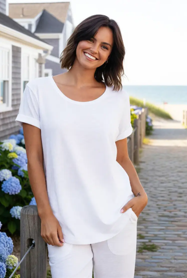 Escape Escape High Lo SS Tee 10003