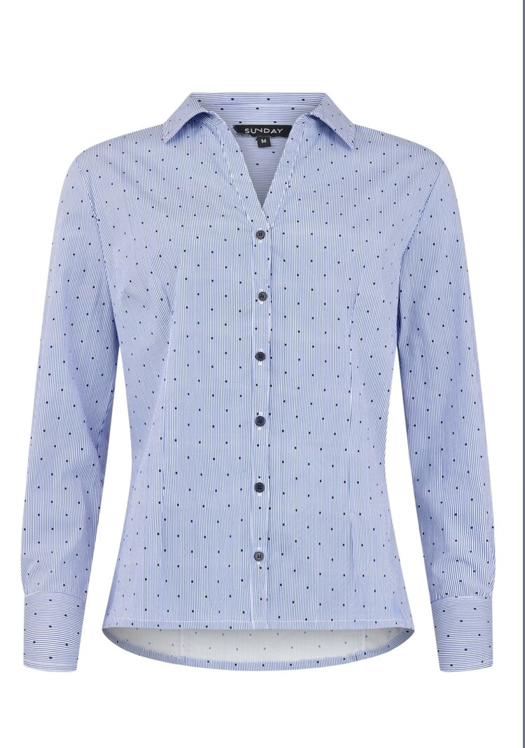 Sunday Sunday Button Up Collared Shirt 6054