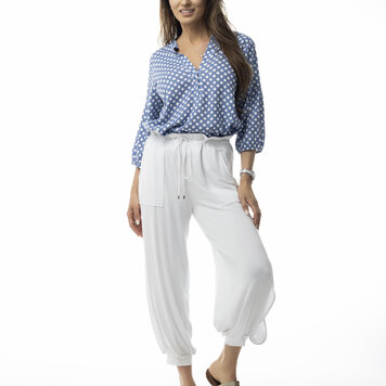 Pure Essence Pure Essence Dot Blouse 649-8050