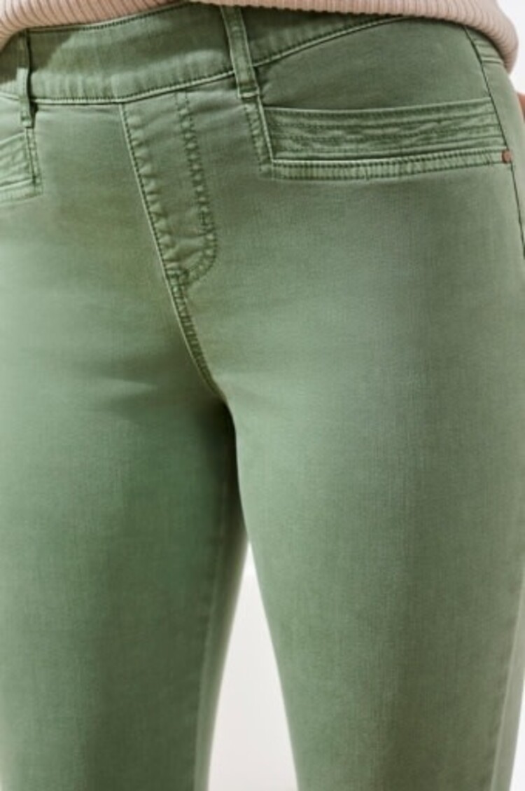 Tribal PULL ON CAPRI W/ TOPSTITCH DETAILS-2442O