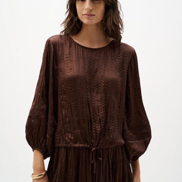 Joseph Ribkoff Joseph Ribkoff Pleated Satin Cocoon Top With Pleats 262959