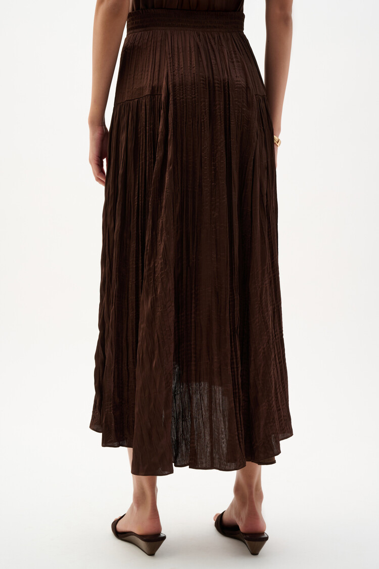 Joseph Ribkoff Joseph Ribkoff Pleated Satin Flare Skirt With Pleats 262960