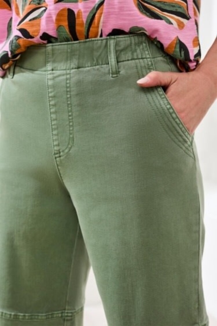 Tribal PULL ON BERMUDA W/ TOPSTITCH DETAILS-2443O