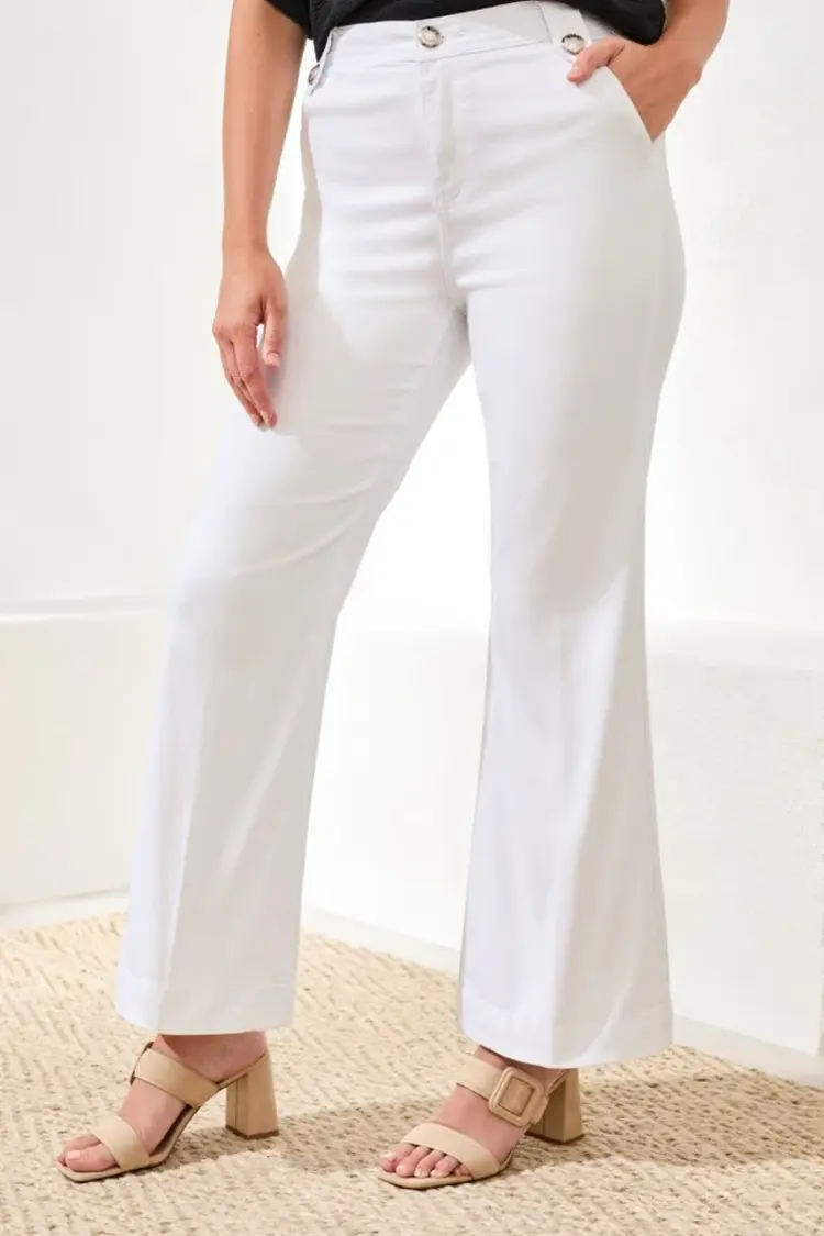 Tribal BROOKE HUGGING MARINE PALAZZO JEANS-5768O