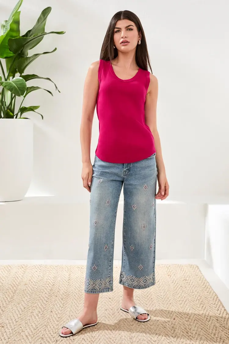 Tribal WEAR 2 WAYS TANK TOP -6076O