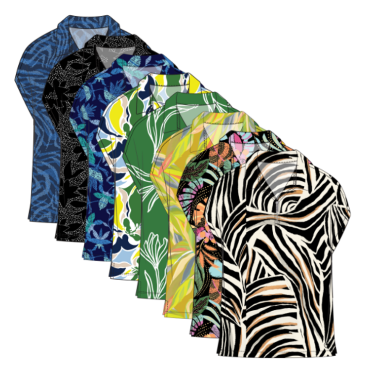 Tribal DOLMAN POLO TOP-2090O