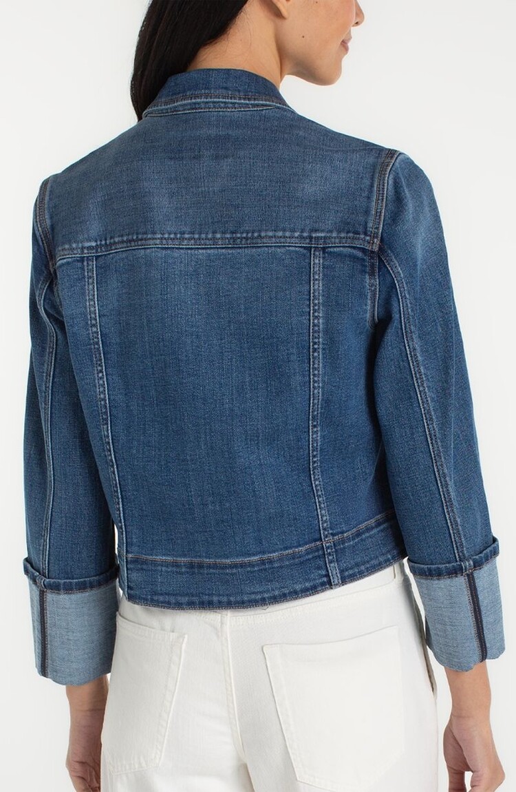 Liverpool Liverpool Bracelet Length High Cuff Trucker Jacket LM1C53CH4