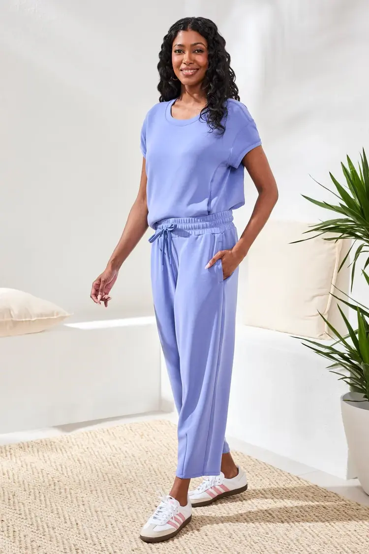 Tribal Tribal Barrel Crop Jogger W/Pockets 6168O