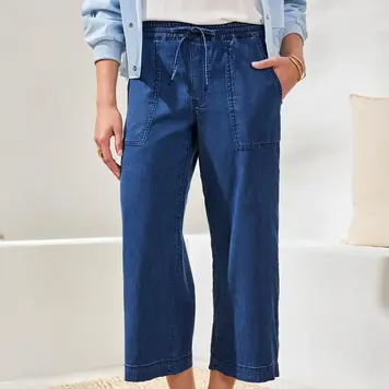 Tribal Tribal Audrey Wide Crop Jogger 6127O